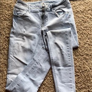 Girls Mudd light colored skinny  jeans